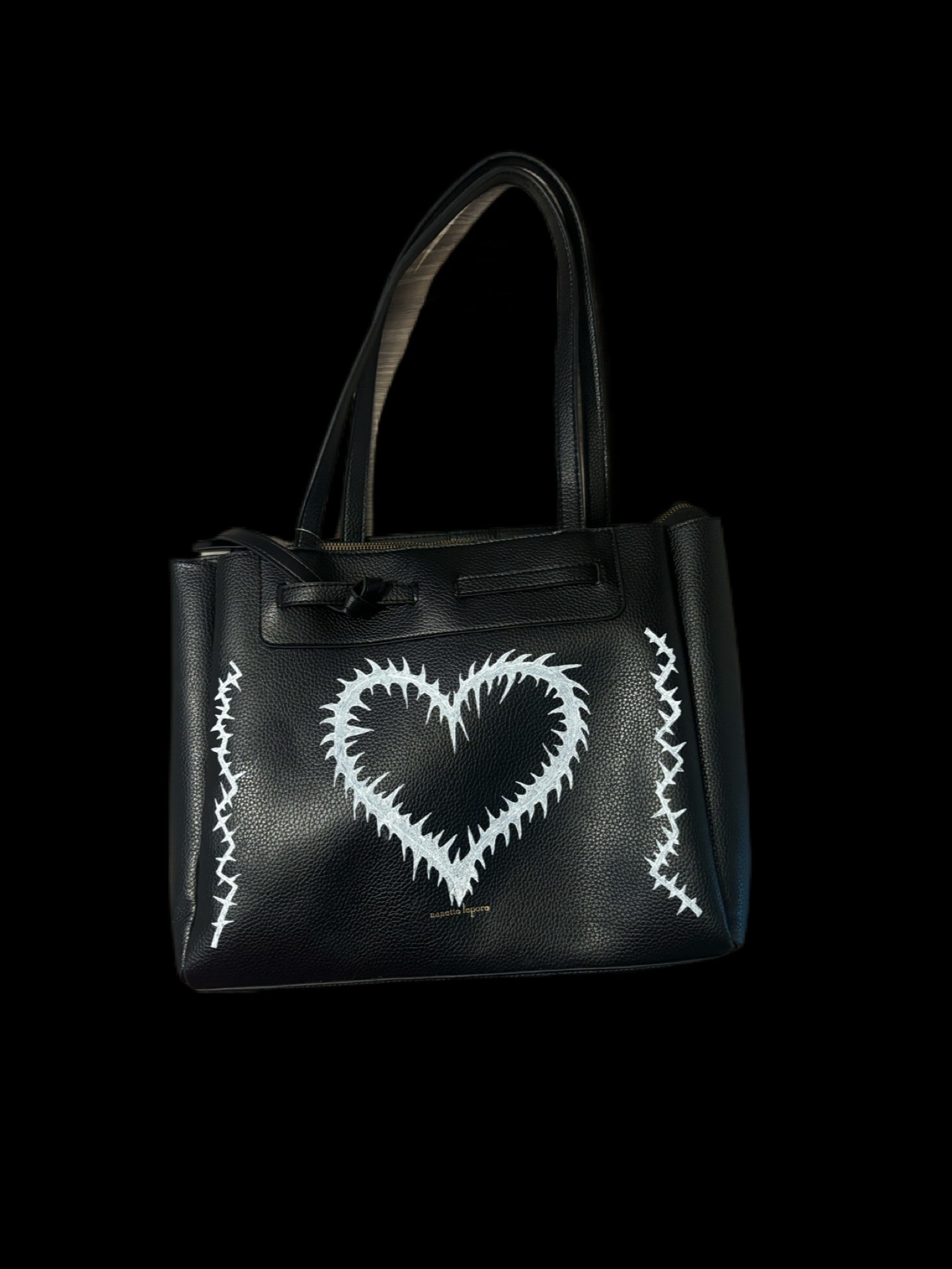 1/1 hand painted amor bag